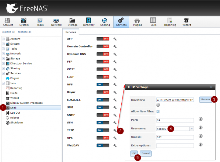 Подключить принтер к freenas